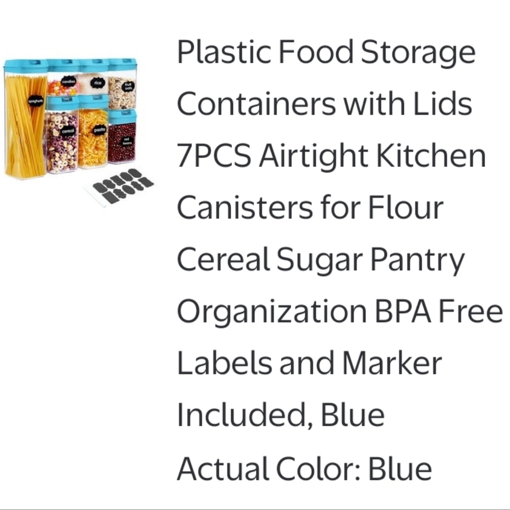Food Storage Containers 7 Piece Set - Picture 8 of 12